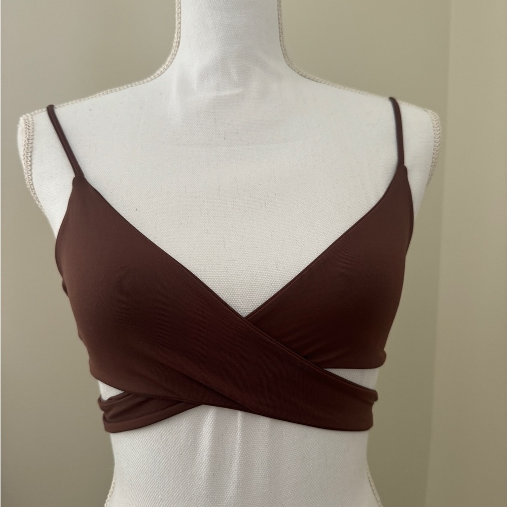Brown Wrap Bralette